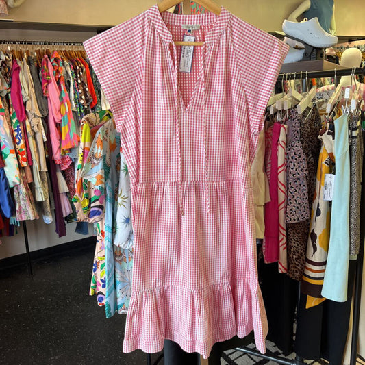 Tyler Boe - Claudia Dress in Pink Gingham