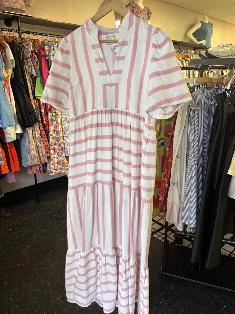 STS - Linen Blend Striped Maxi
