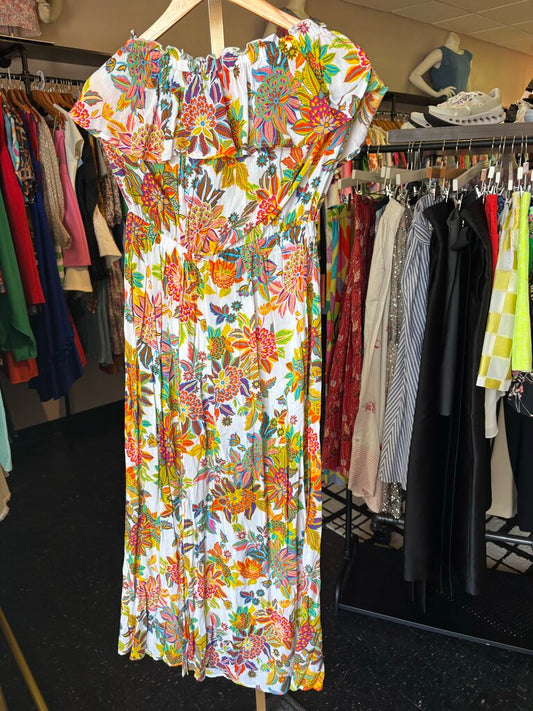 Bleu by Rod Bettie- Bright Floral Swim Coverup