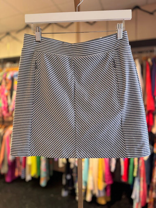 T by Talbots - Striped Knit Pull On Skort