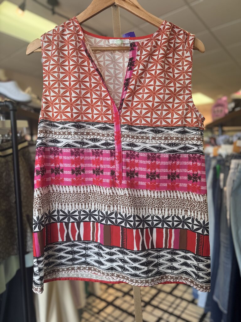 Jade Melody Tam - Geometric Patterned Tank