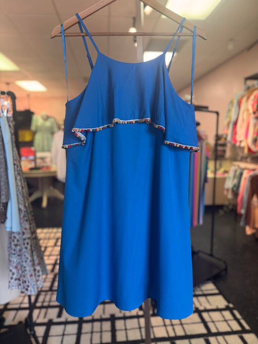 Loveriche-NWT-Pom Pom Dress - Blue
