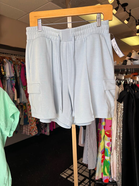 Calia - Sandwash Cargo Shorts - Pale Blue