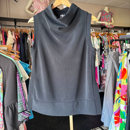 Calia- Sandwash Sleeveless Pullover -Black