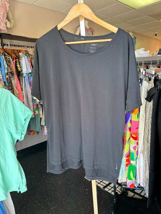 Nike Yoga - Loose Fit Top SS - Black