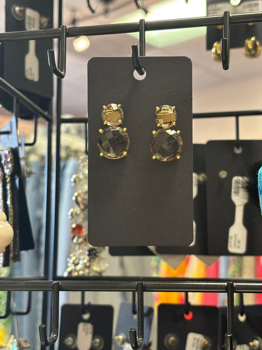 Rhinestone Stud Earrings