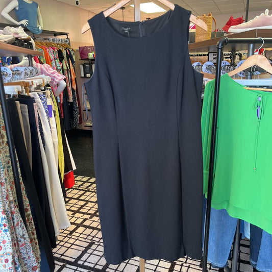 Talbots -Black Sleeveless Sheath Dress