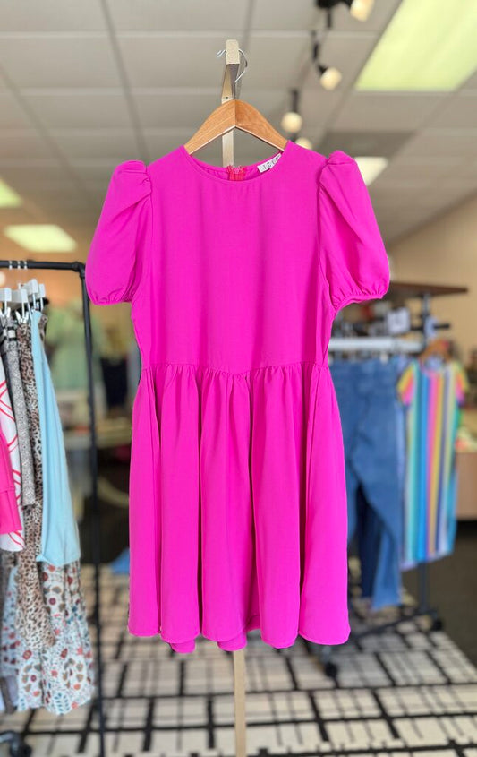 TCEC - Swing Dress - Magenta