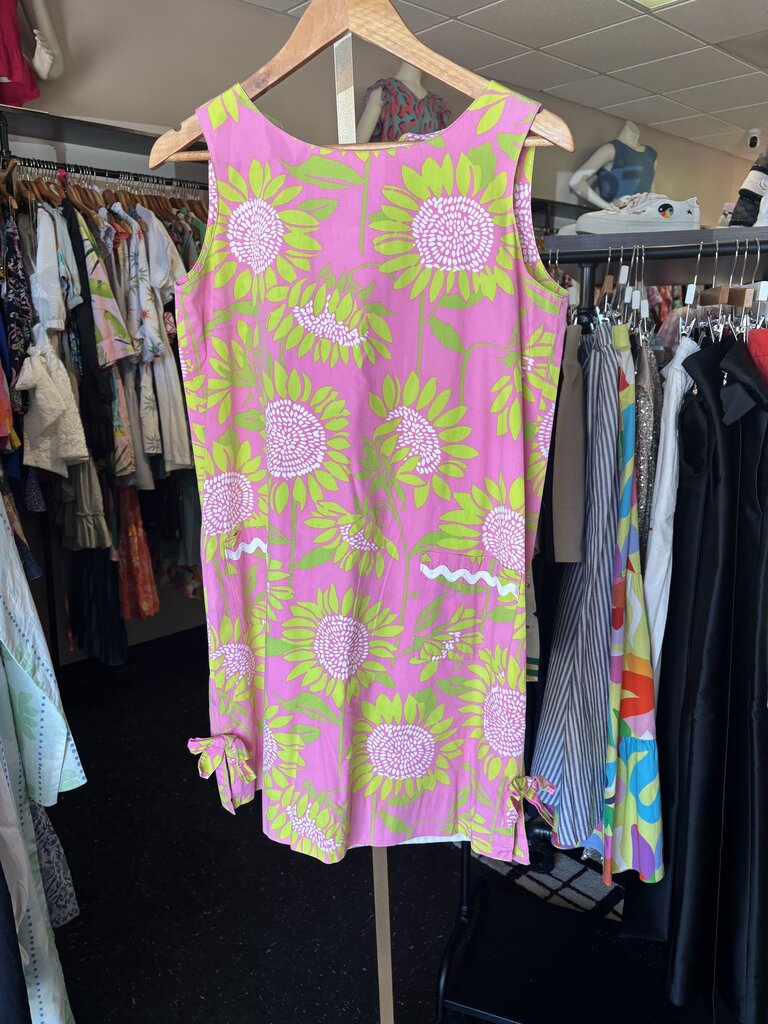 VTG Lilly Pulitzer- Shift Dress in Hibiscus Pink Soleil