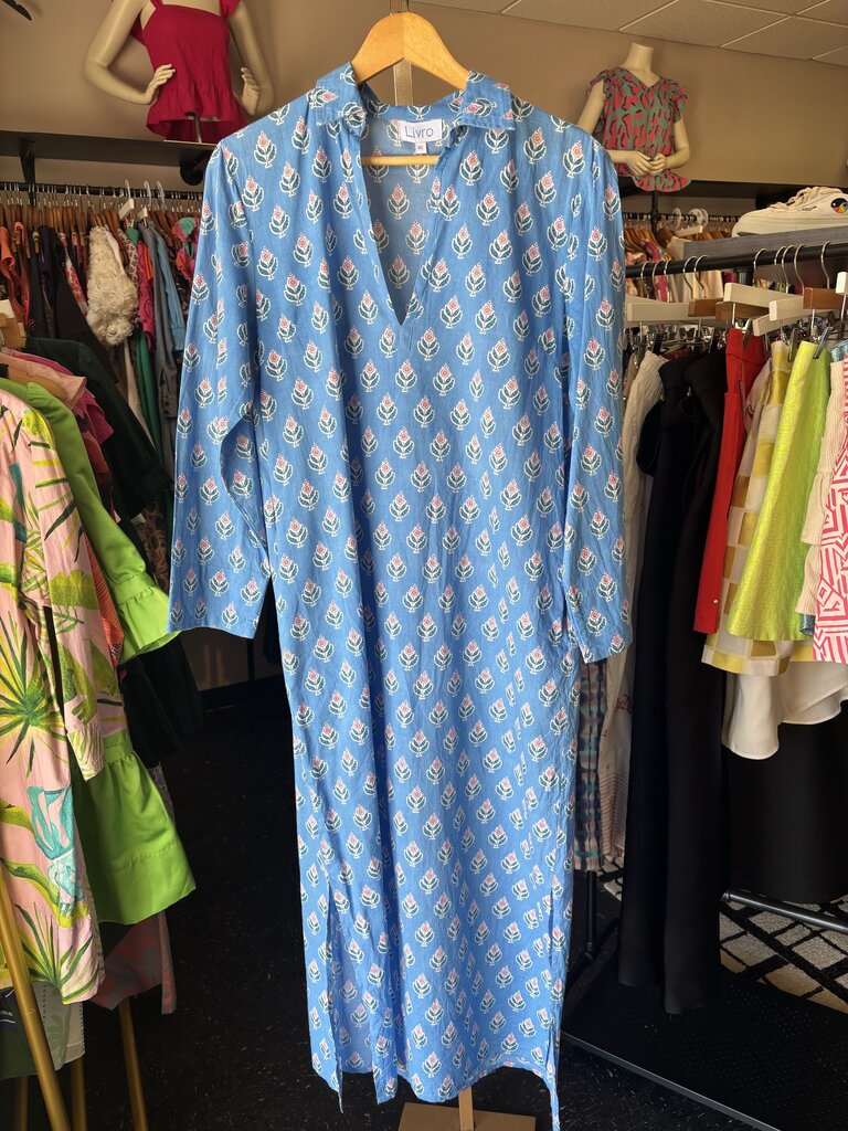 Livro - Classic Kurta Dress - Floral Block Print