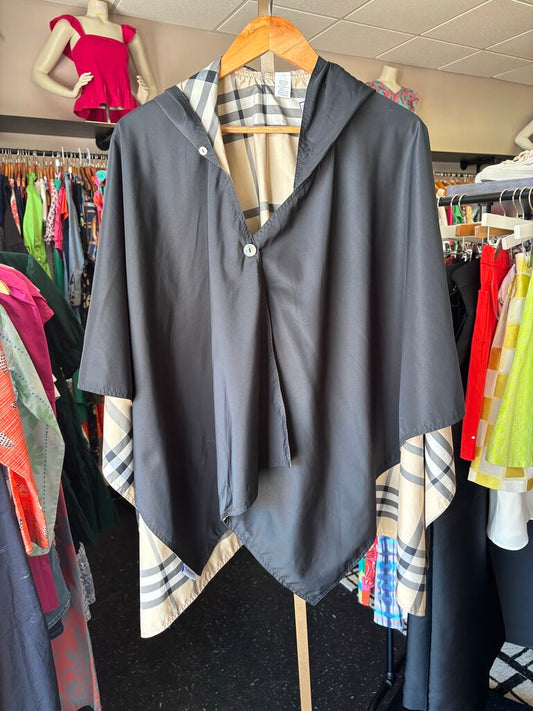 Rainraps - Black & Plaid Rain Wrap Jacket