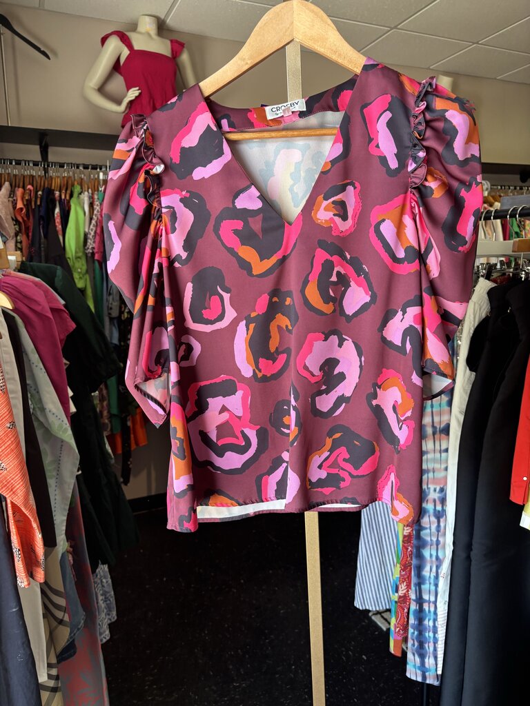 Crosby- Keeva Top in Jungle Queen Print