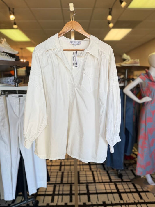 Hunter Bell - Evangeline Shirt - White