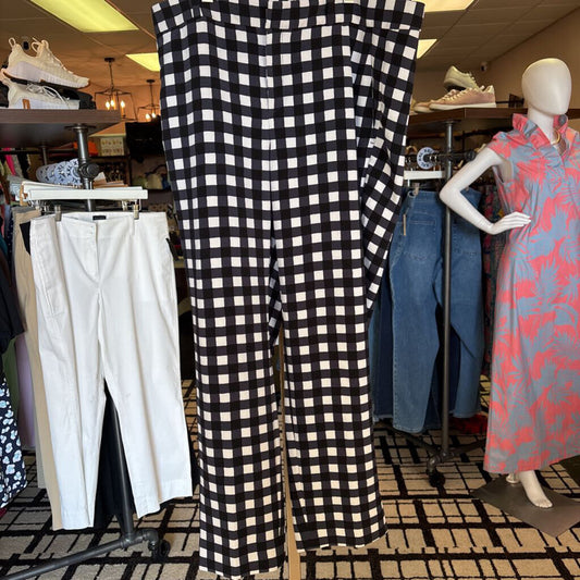 Banana Republic - Avery Pants in Black Gingham