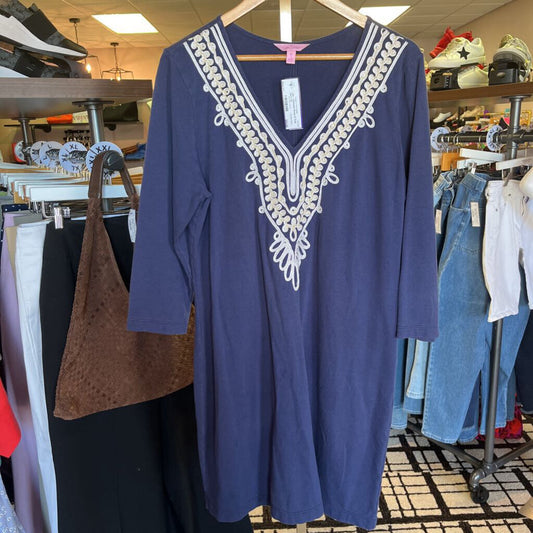 Lilly - Clarkson Dress in True Navy