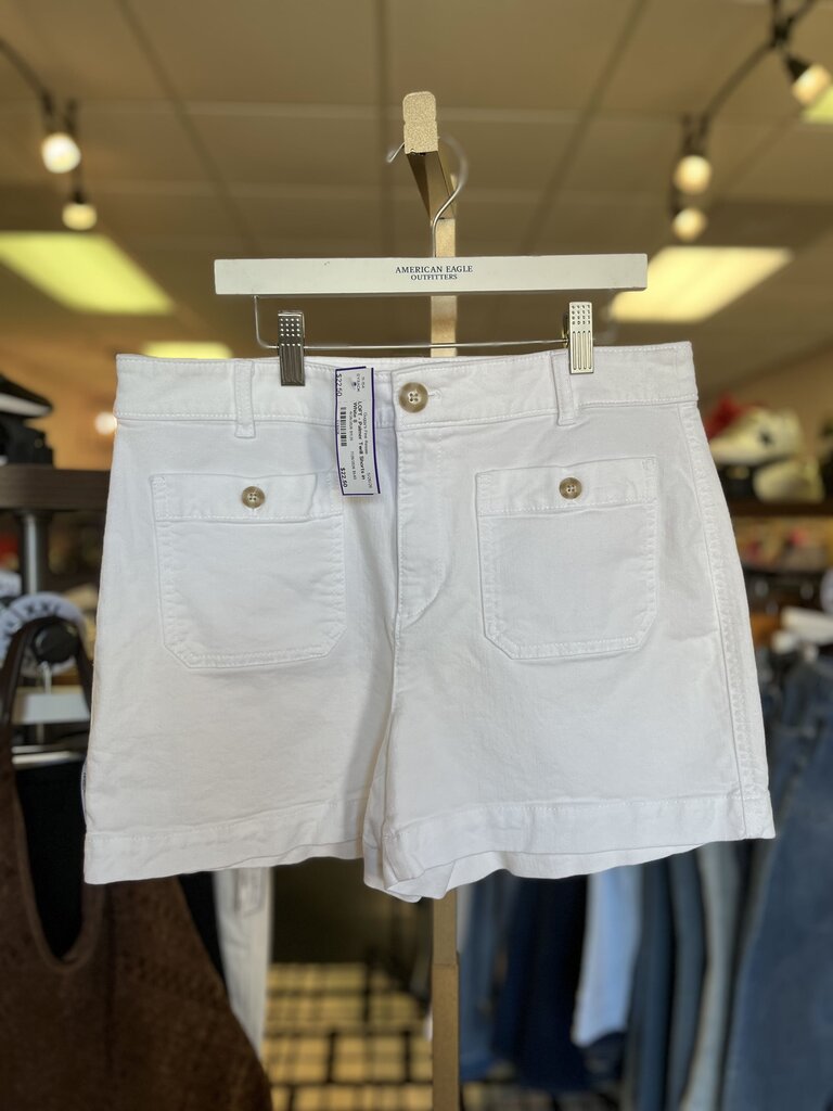 LOFT - Palmer Twill Shorts in White