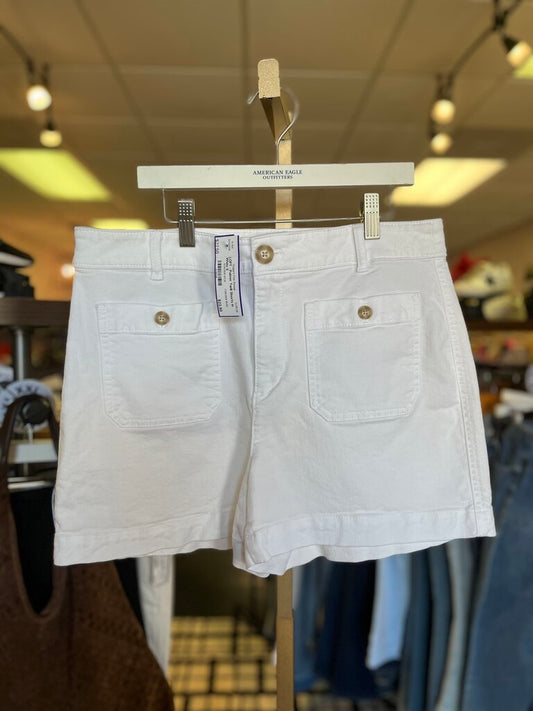 LOFT - Palmer Twill Shorts in White