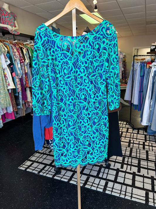 Lilly - Moss Dress in "About Face Lace"
