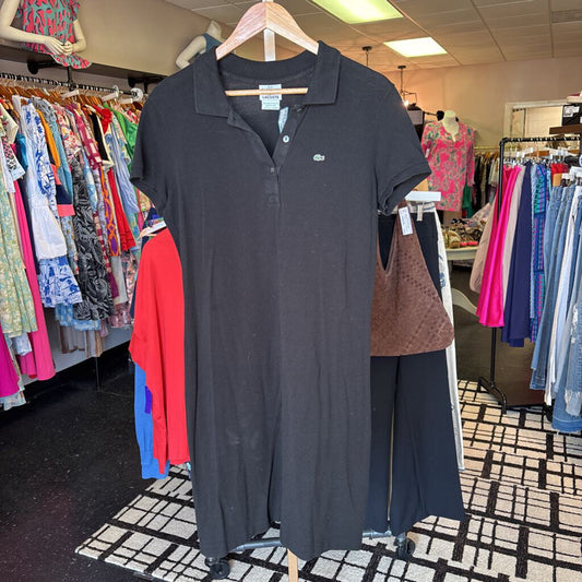 Lacoste - Piqué Polo Dress - Black