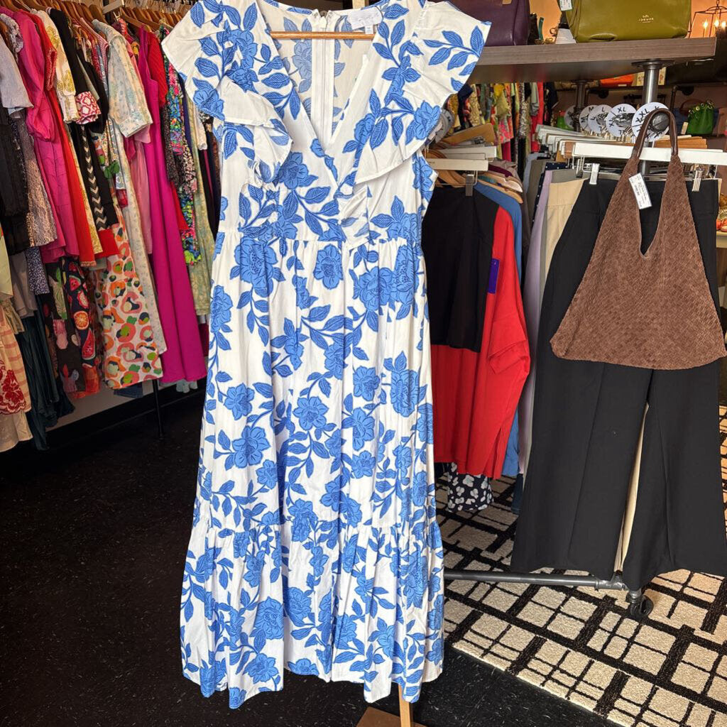 Sugarlips NWT - Blue Floral Midi Dress
