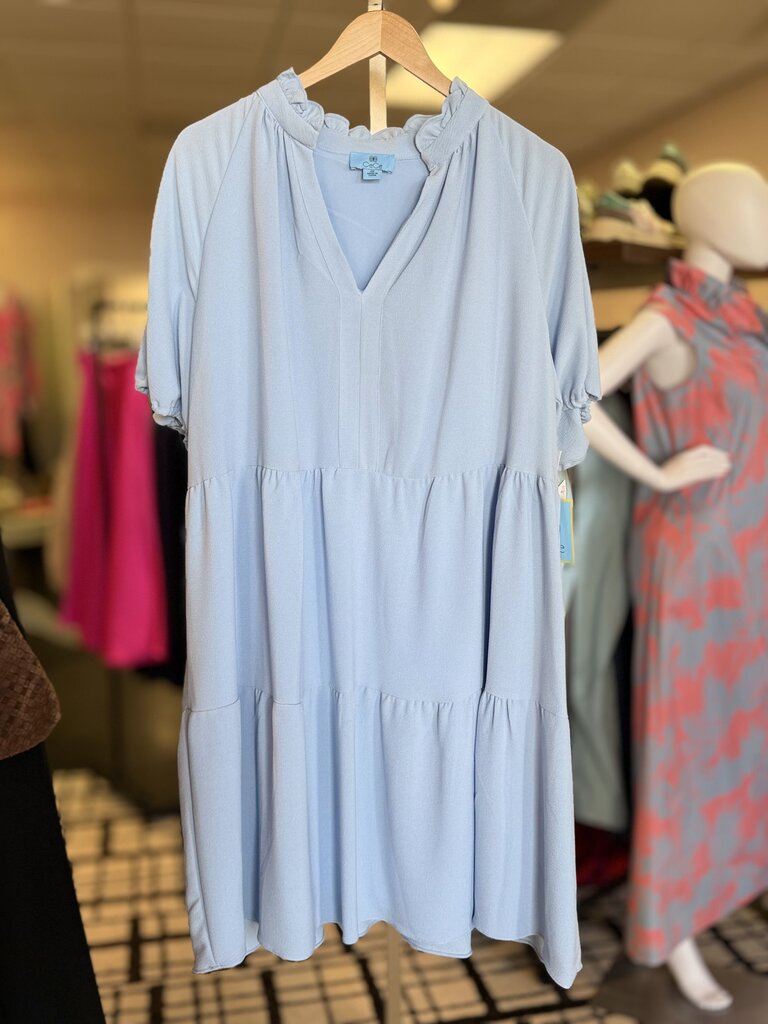Cece - NWT - Blue Tiered Dress