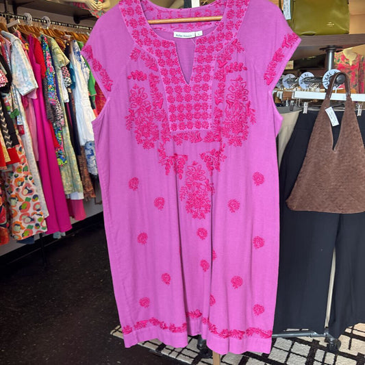 Roller Rabbit - Faith Embroidered Dress - Pink