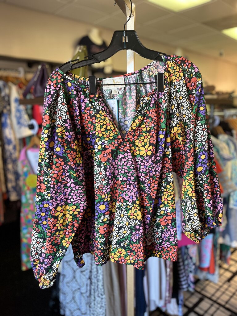 Flora Bea NYC - Puff Sleeve Floral Top