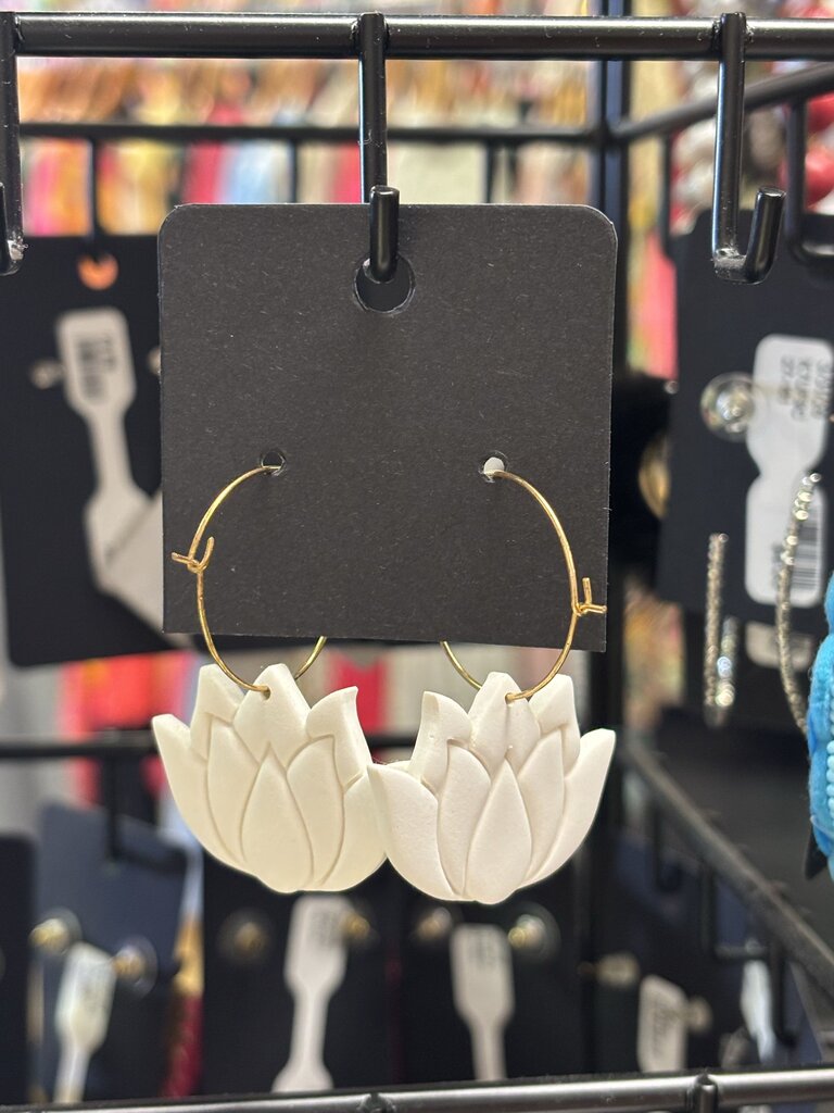 Lotus Earrings