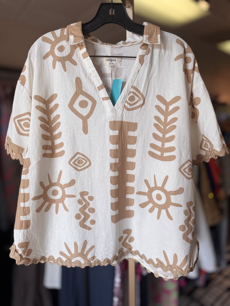 Umgee - Linen Blend Top
