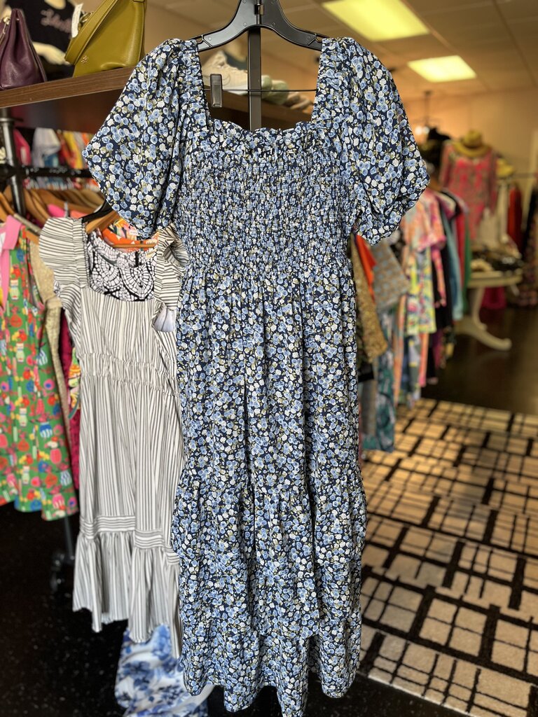 English Factory - Floral Puff Sleeve Maxi Dress