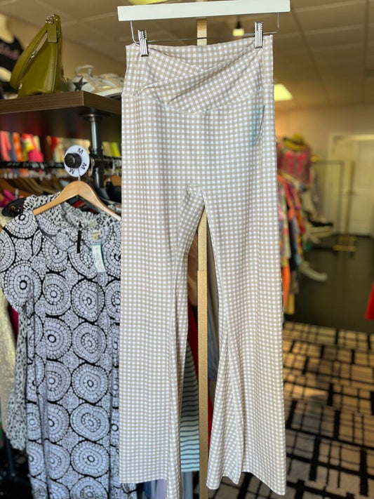 Kimberly C - Gingham Flare Leggings