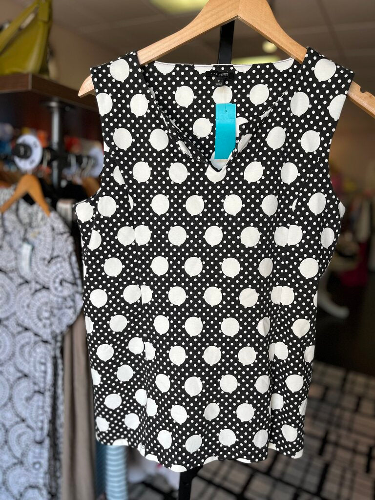Talbots - Polka Dot Sleeveless Tank