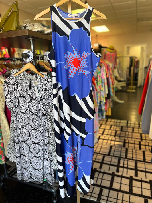 Jude Connally - Sleeveless Maxi Dress w. Floral Print