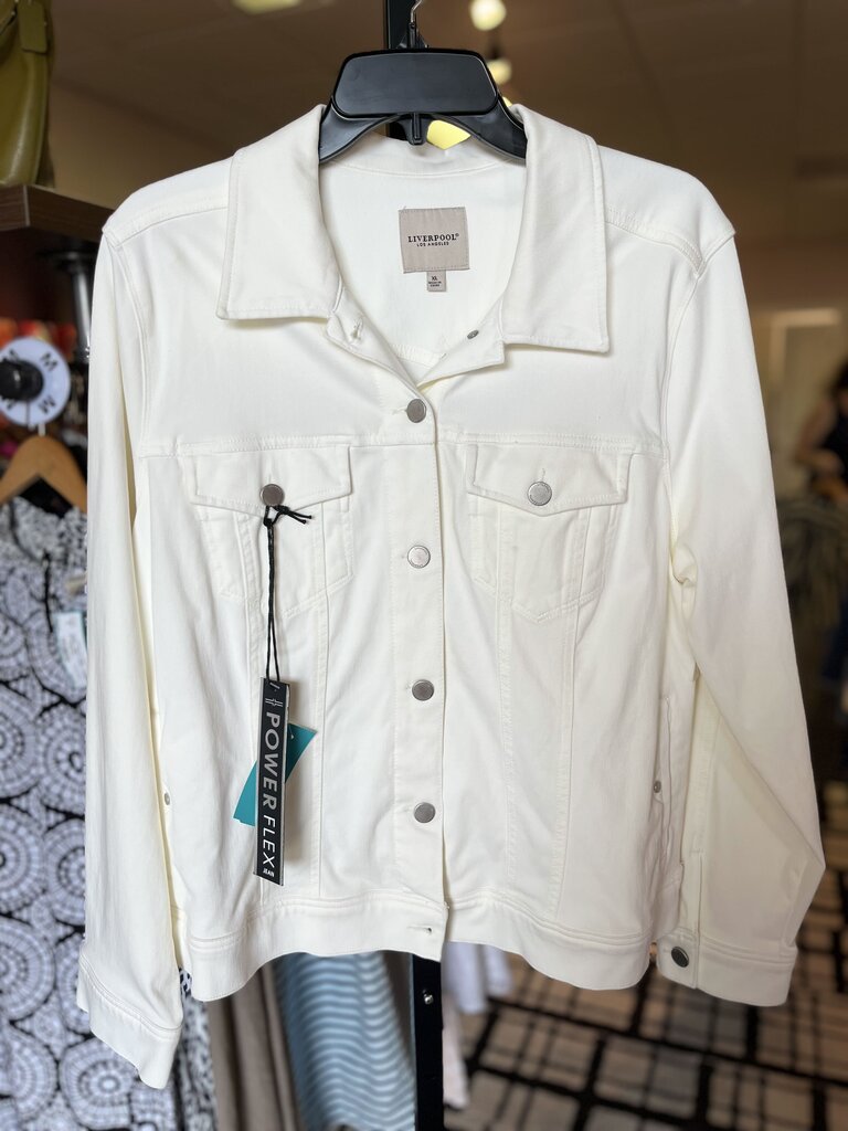 Liverpool NWT - White Stretch Jacket