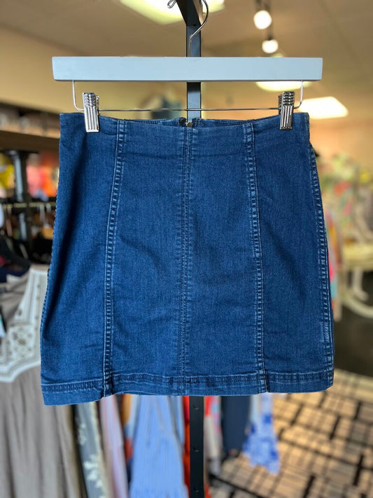 Free People - Denim Mini Skirt