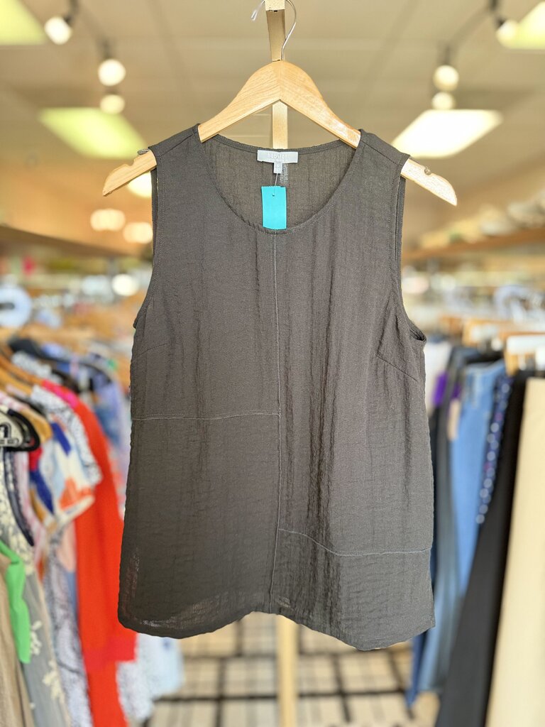 Habitat - Sleeveless Crinkle Tank - Black