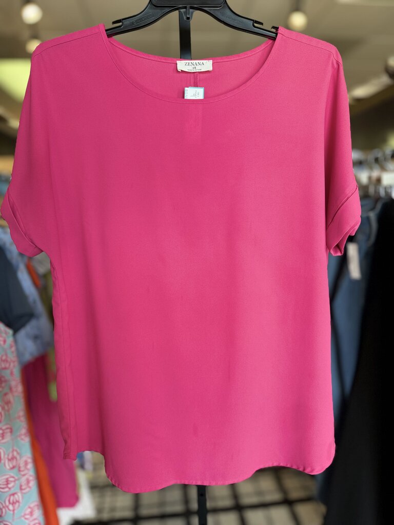 Zenana - SS Pink Top