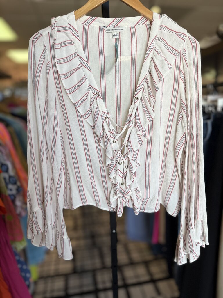 AE - Striped Boho Top