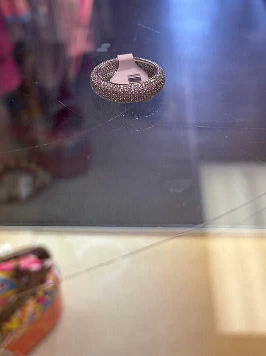 Pave Ring - Silver - Size 9