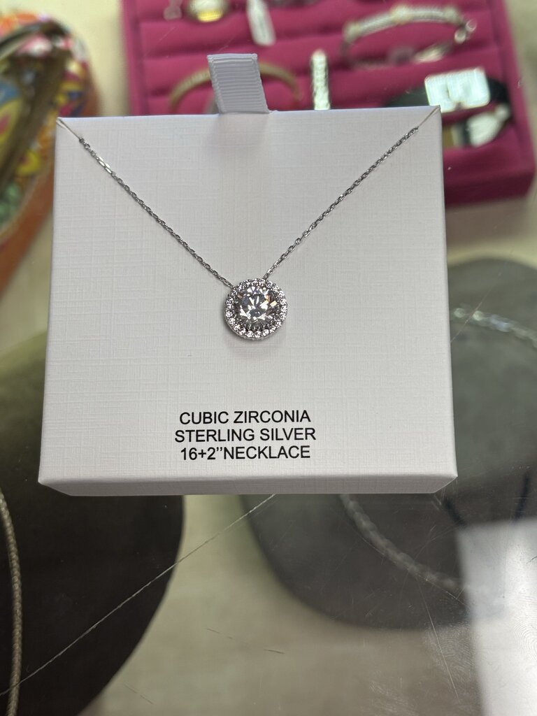 NIB Sterling Silver Pendant Necklace