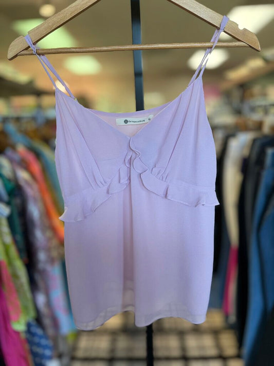 The Impeccable Pig - Ruffle Trim Tank - Lavender