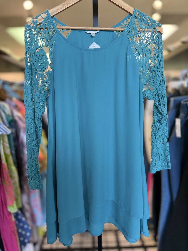 Jodifl - LS Blouse w. Crocheted Sleeves