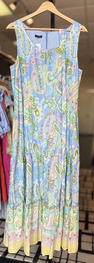 Talbots - Sleeveless Maxi Dress w. Paisley Print