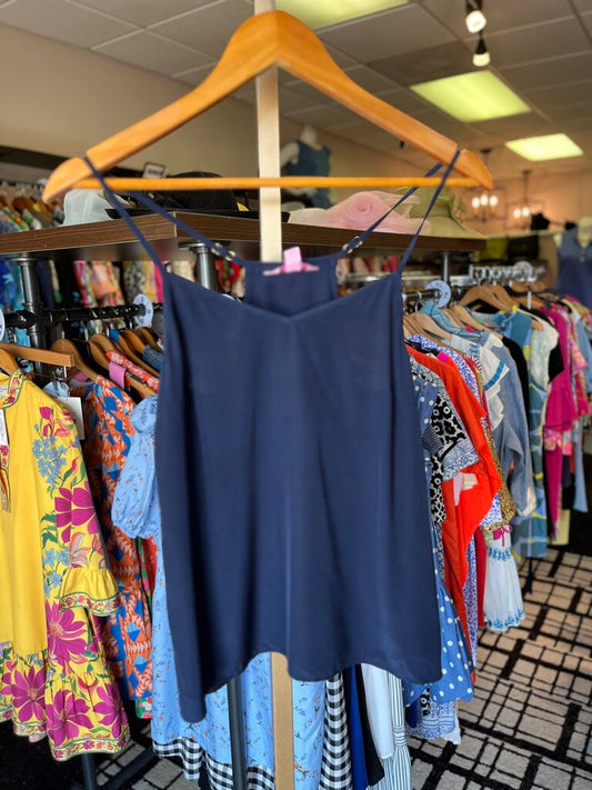 Lilly Pulitzer - Silk Tank Top in Navy