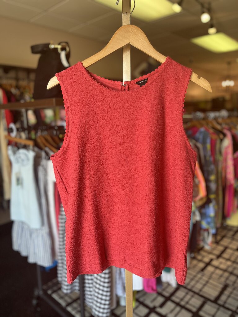 Ann Taylor - Red Sleeveless Tank