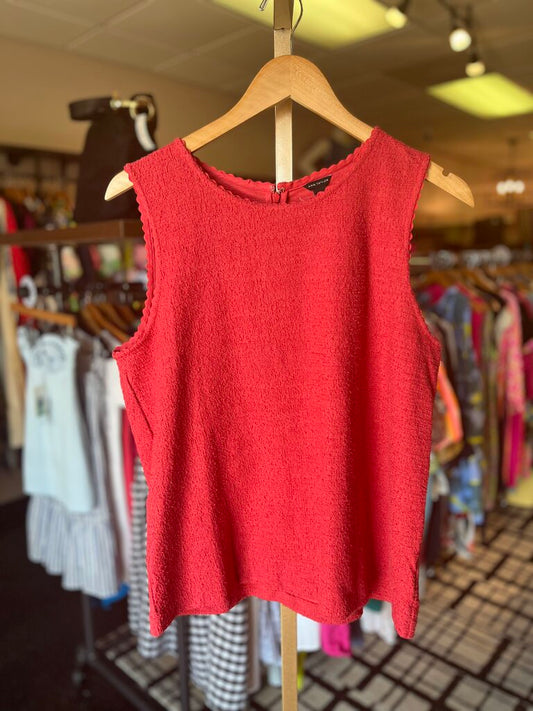 Ann Taylor - Red Sleeveless Tank