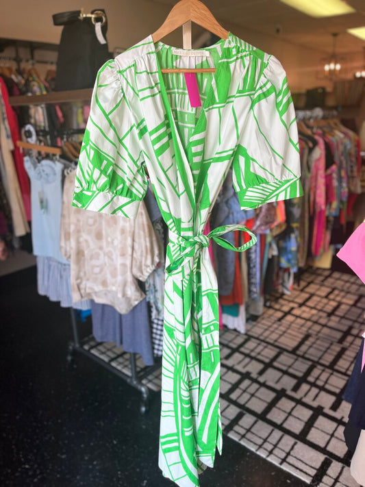 Marie Oliver - Rita Wrap Dress in Verdant Print