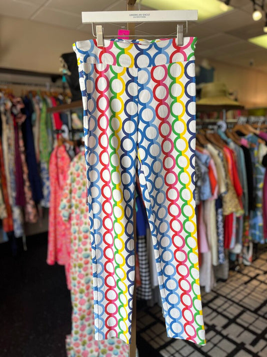 Krazy Larry - Circle Patterned Pull-On Pants