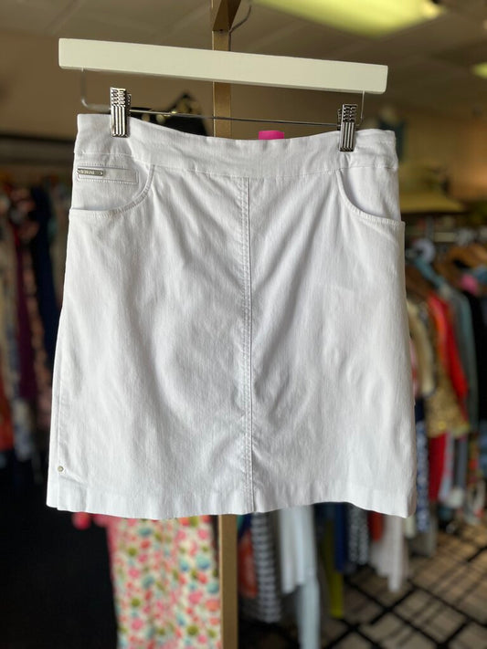 Renaur - Pull On Skort in White