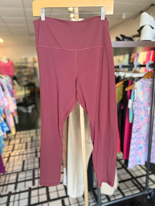 Lululemon - Align Leggings-Burgandy